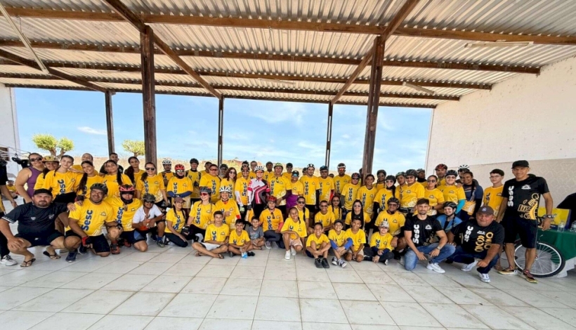 Ciclistas participam do CicloSesc 2025 em Solonópole