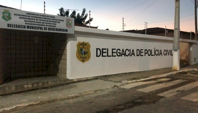 Após a captura, dupla foi conduzida à Delegacia Municipal de Quixeramobim.
