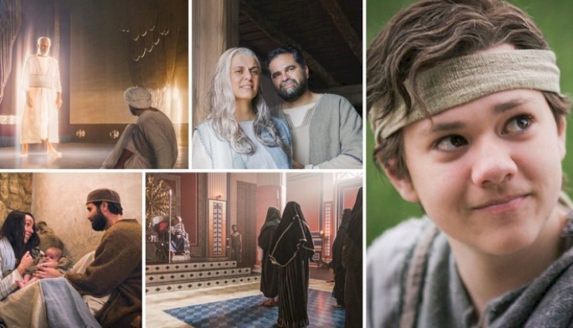 Voluntários trabalham na reconstrução de cenários históricos para a nova série das Testemunhas de Jeová sobre a vida de Jesus Cristo.